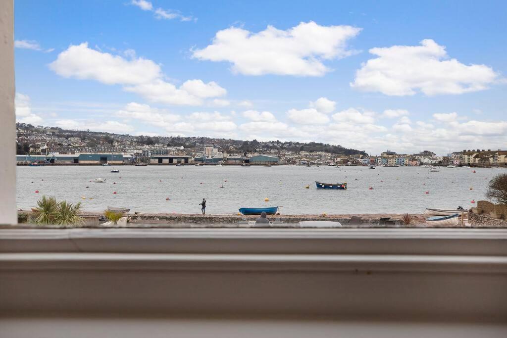 Beach Front Flat Shaldon With Parking Exteriér fotografie