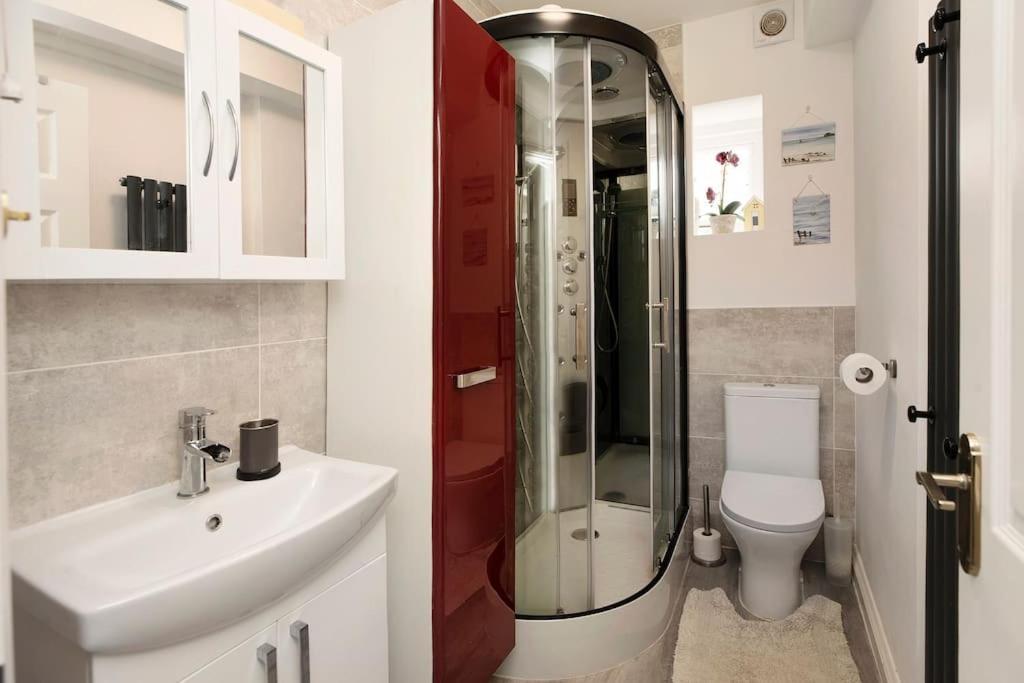Beach Front Flat Shaldon With Parking Exteriér fotografie