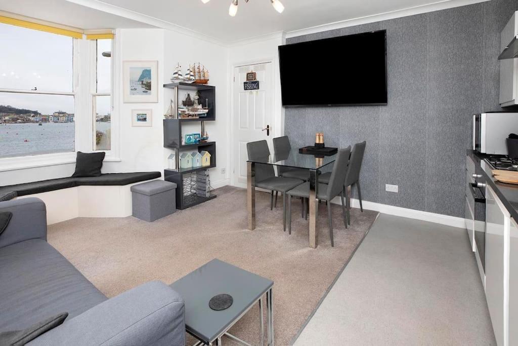 Beach Front Flat Shaldon With Parking Exteriér fotografie